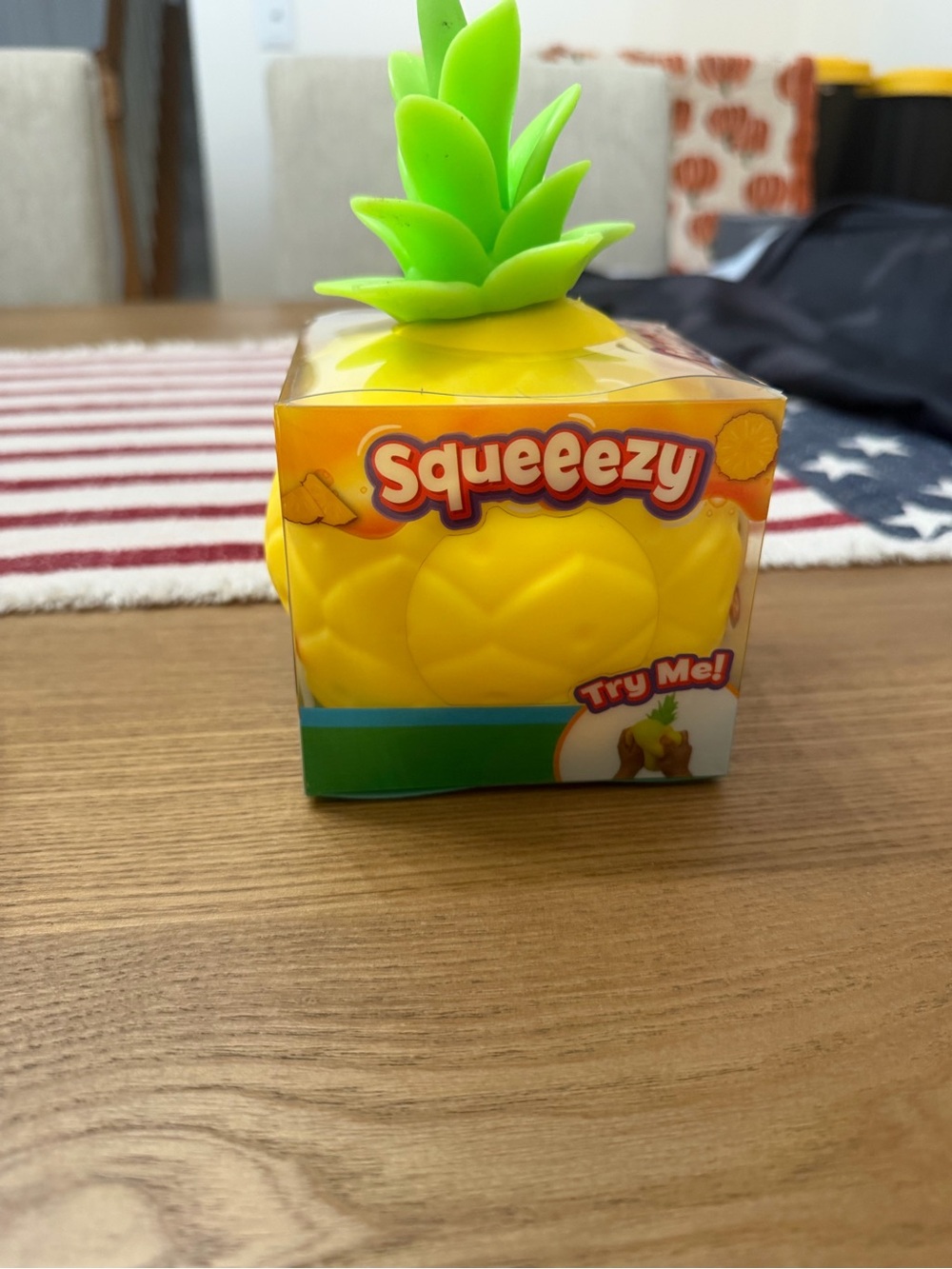 Pineapple Squeeze Toy - Yellow